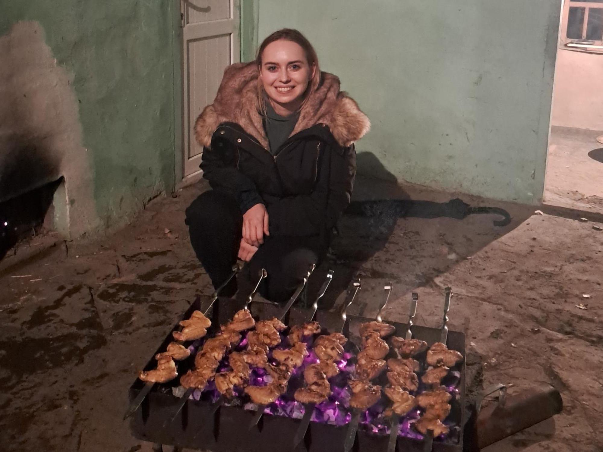 Xinaliq Khinalig Izzet'S Riverside Home Stay Kültér fotó